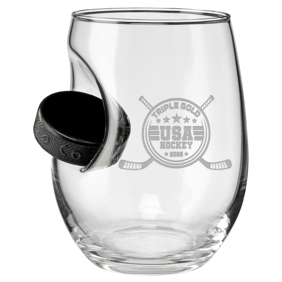 Triple Gold Hockey Glass - BenShot