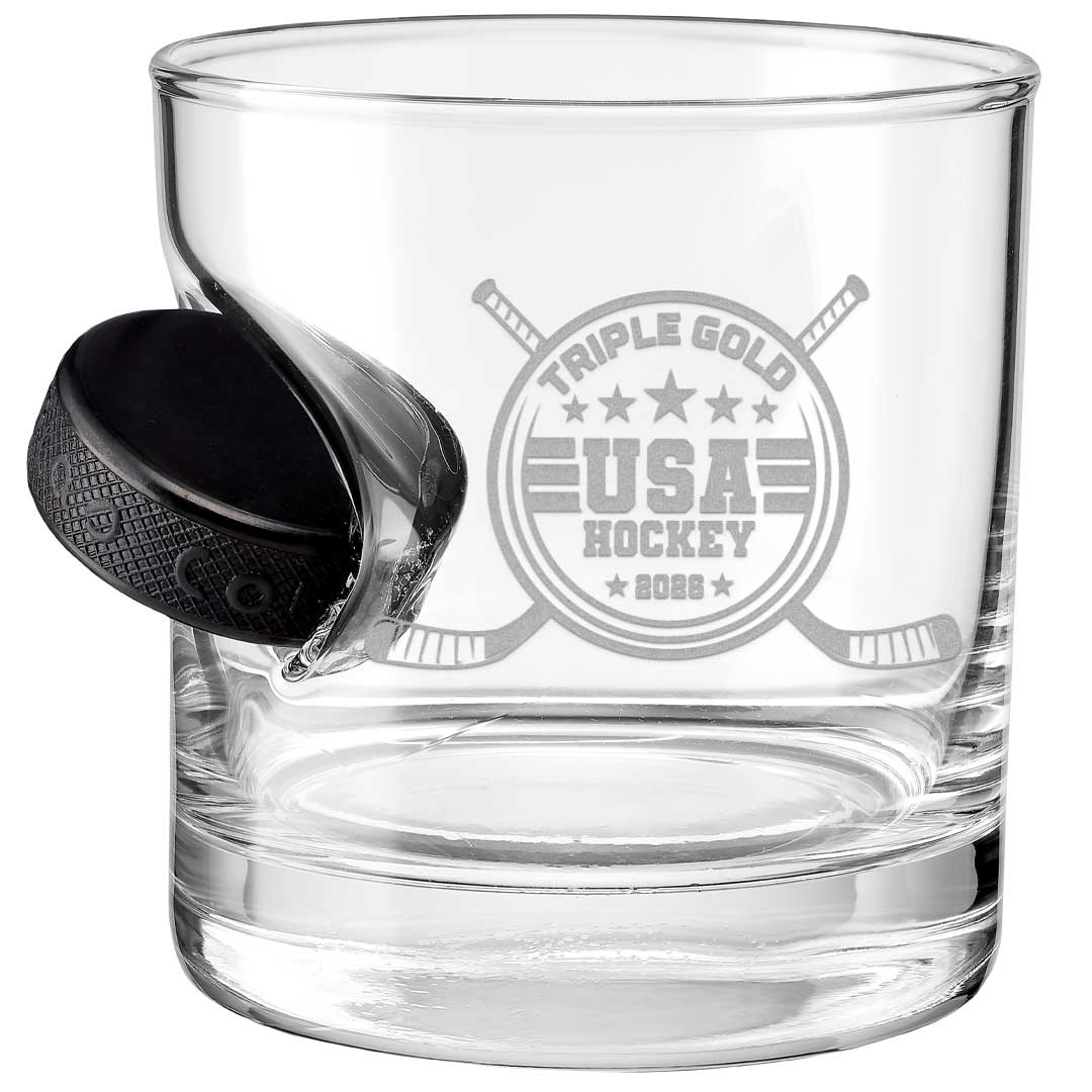 Triple Gold Hockey Glass - BenShot