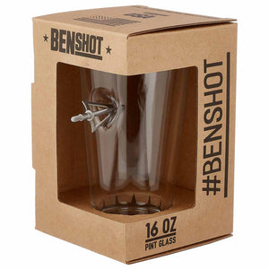 BenShot Broadhead Pint Glass- 16oz - BenShot