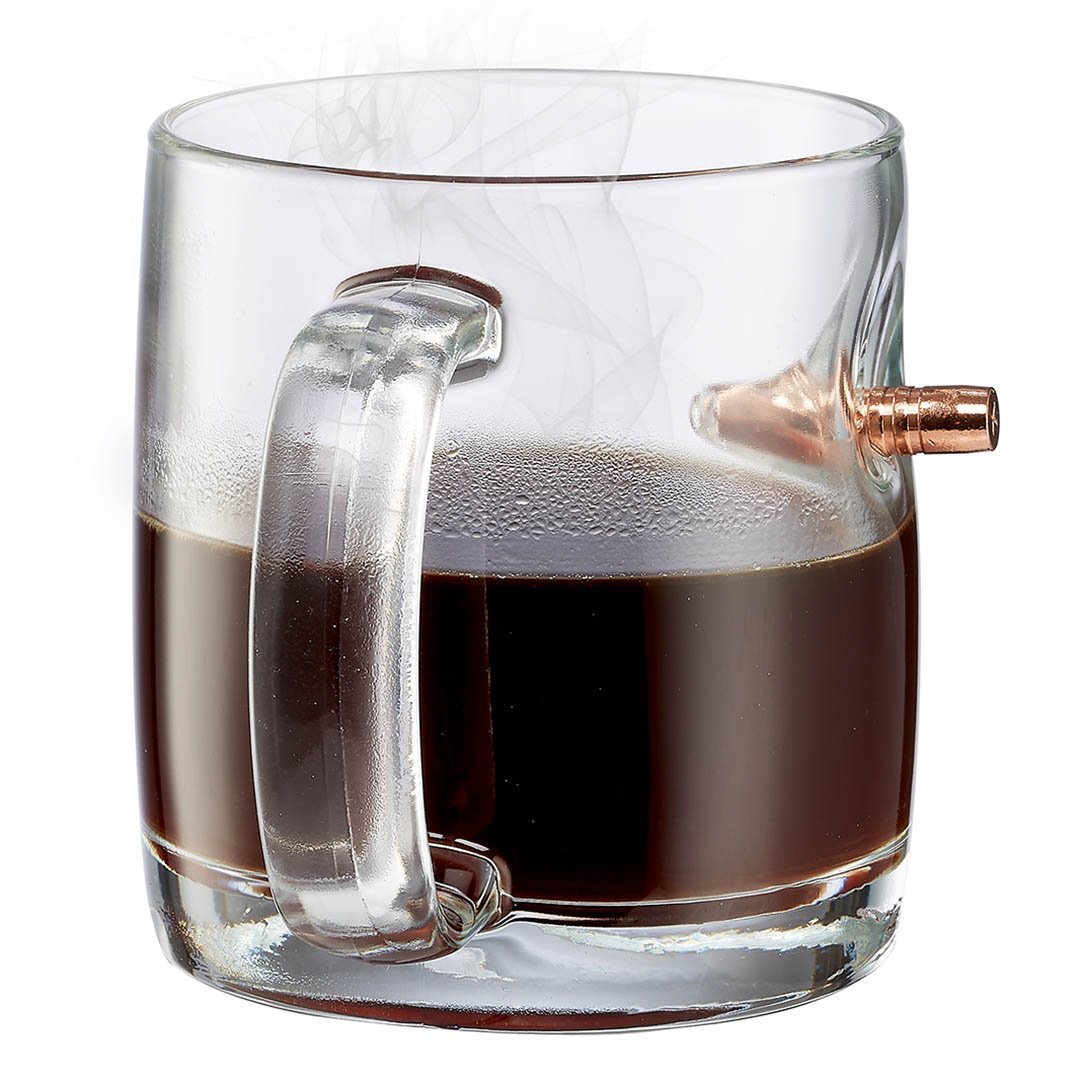 10 oz. Double Wall Glass Coffee Mug w/ Custom Logo