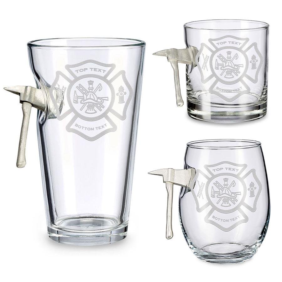 BenShot Fire Axe Glass - Maltese Cross - BenShot