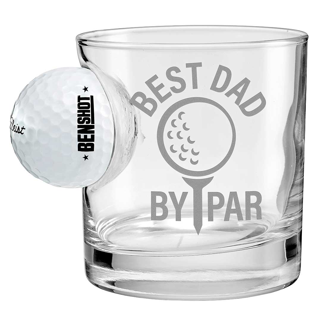 Golf Ball Whiskey Glass, Set of two