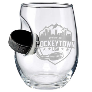 SlapShot™ Hockeytown Glasses - BenShot
