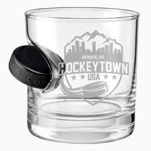 SlapShot™ Hockeytown Glasses - BenShot