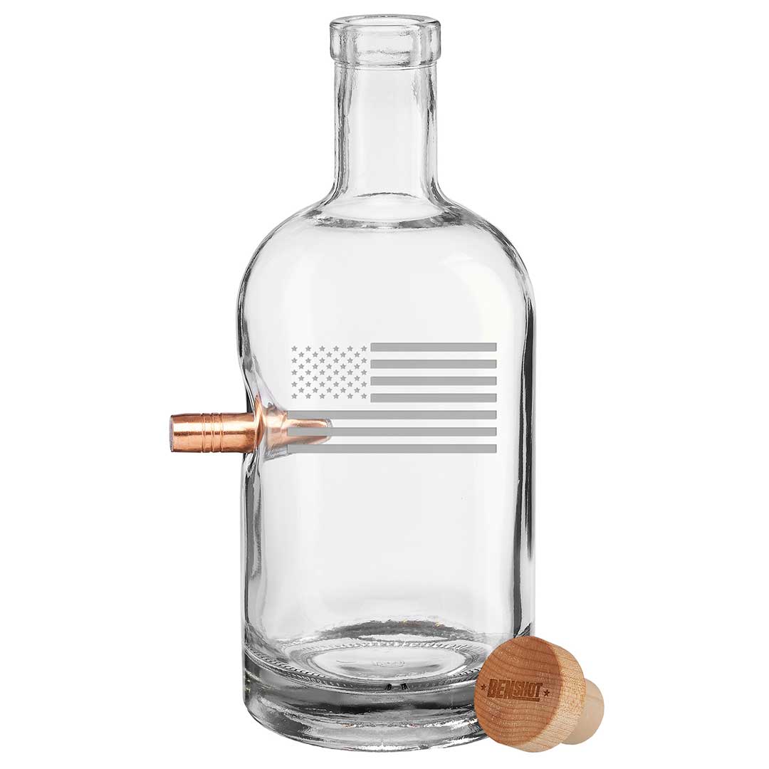 BenShot US Flag Decanter and Rocks Glasses - Thumbnail 3